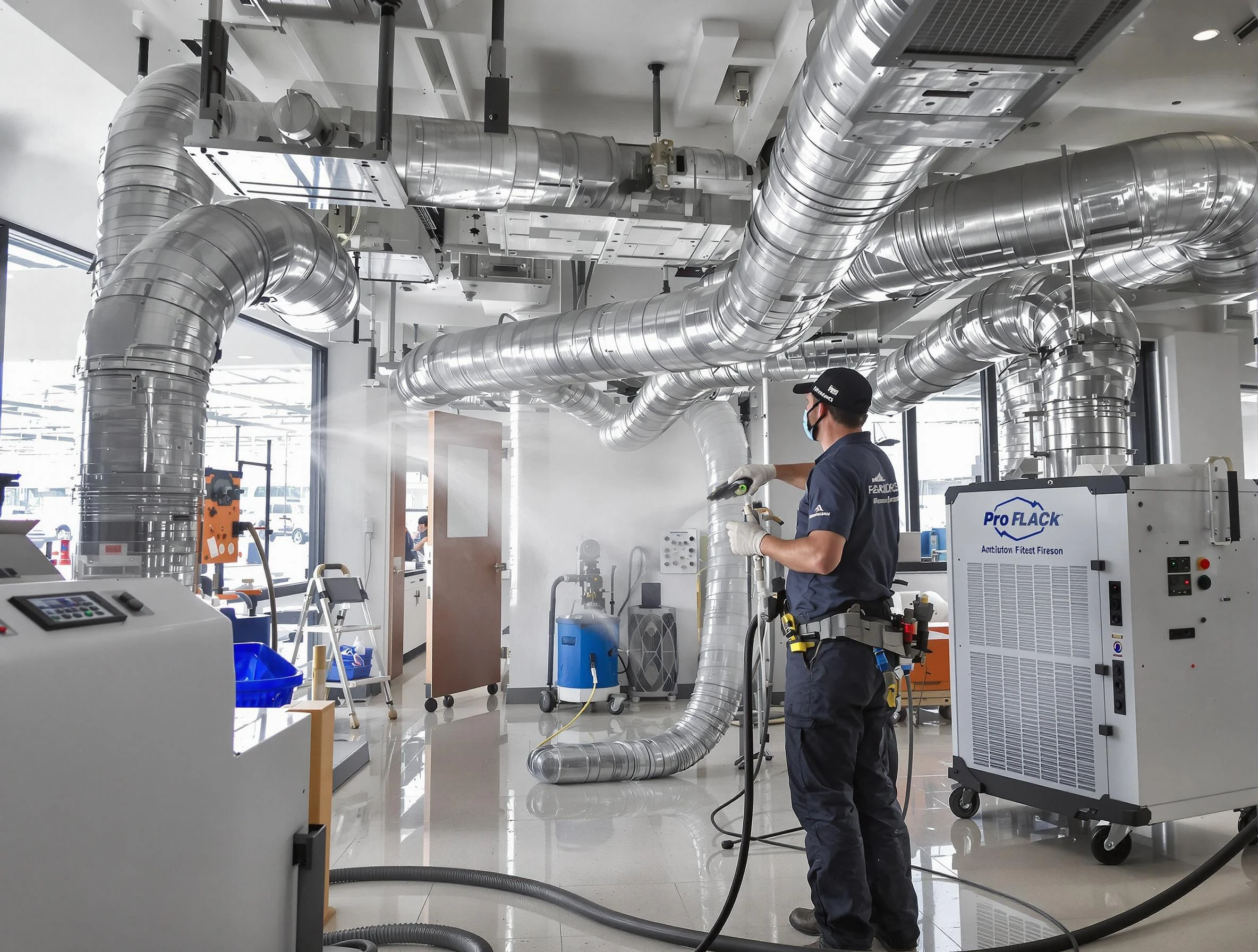 Negative Pressure Air Duct Cleaning in Holladay