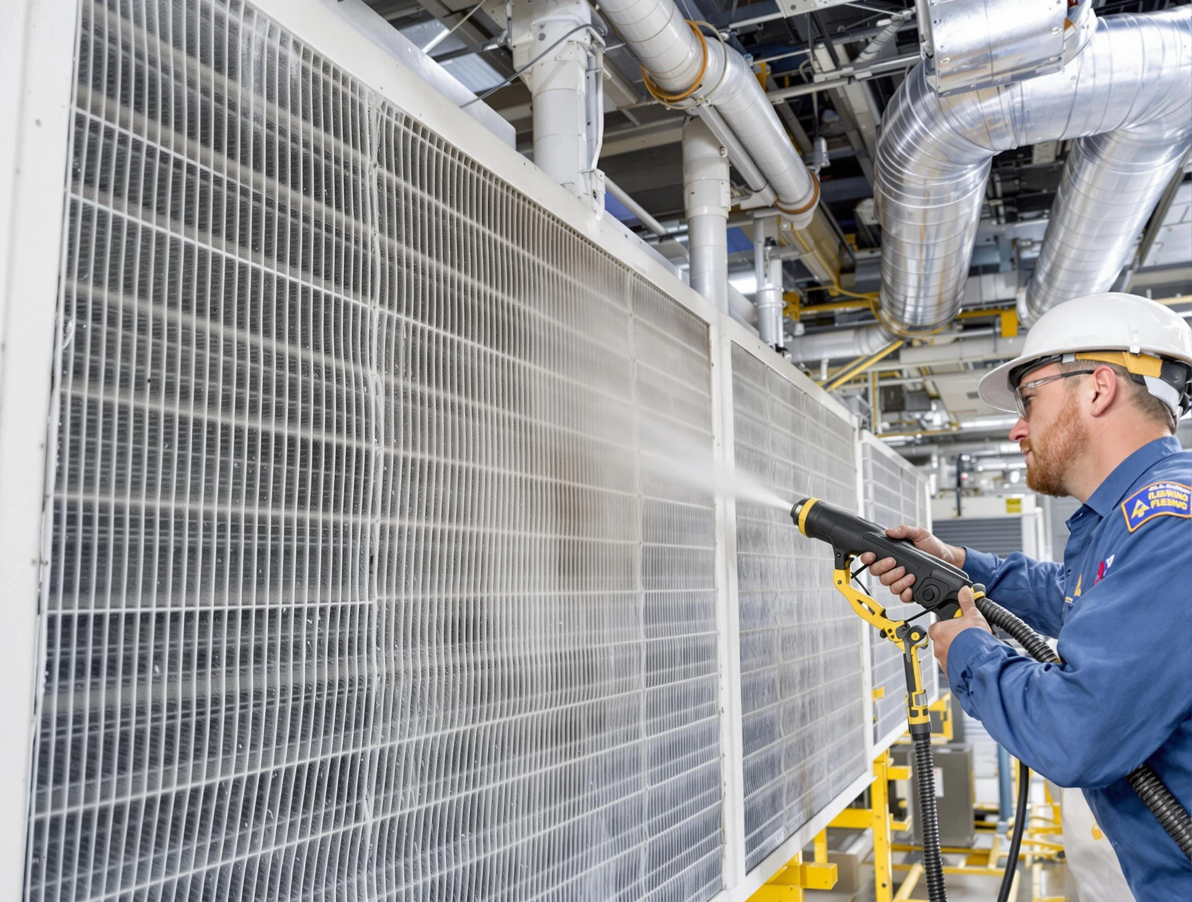 Professional commercial coil cleaning by Holladay Air Duct Cleaning in Holladay