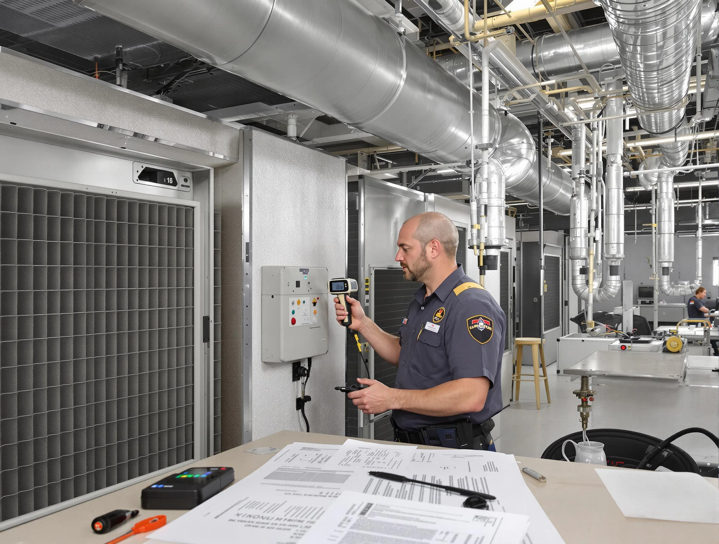 Professional filter system inspection by Holladay Air Duct Cleaning in Holladay