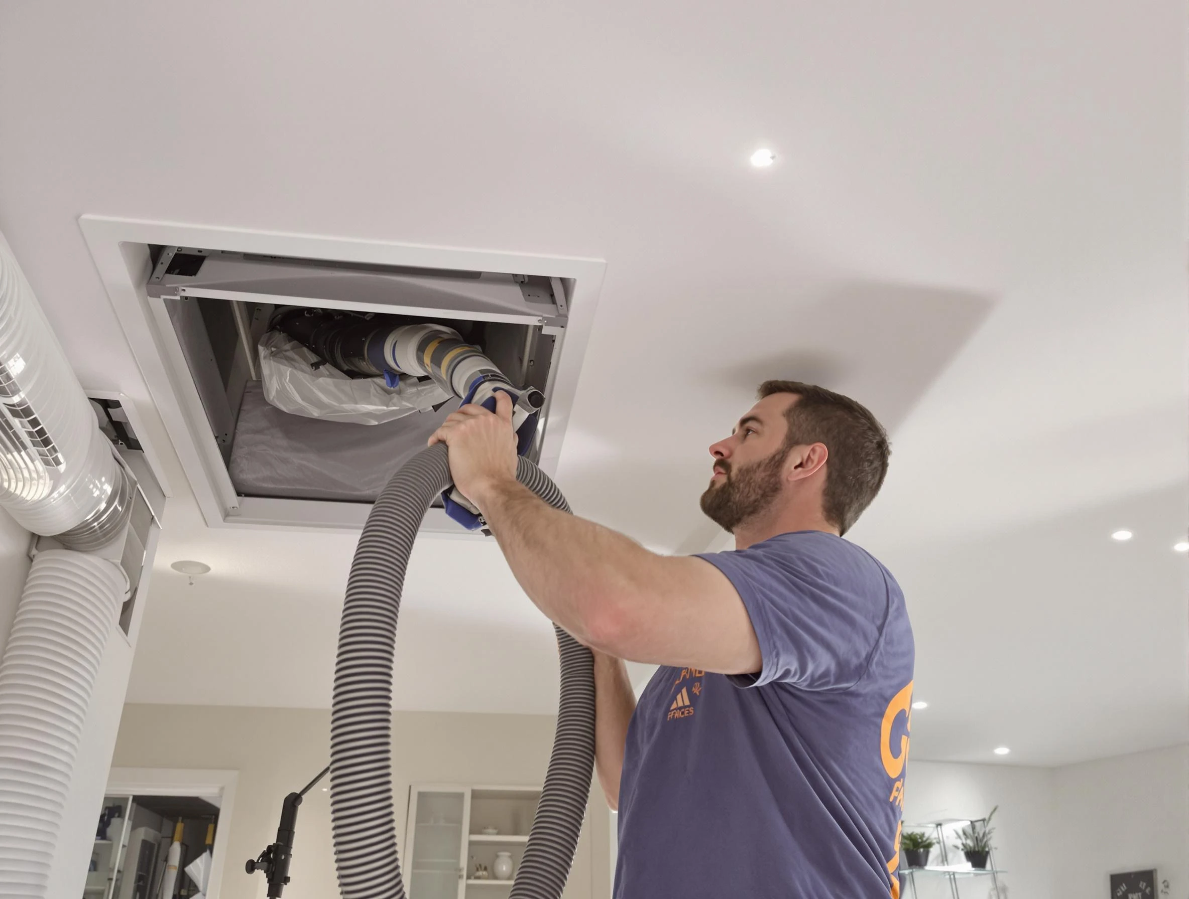 Precision indoor duct cleaning by Holladay Air Duct Cleaning in Holladay